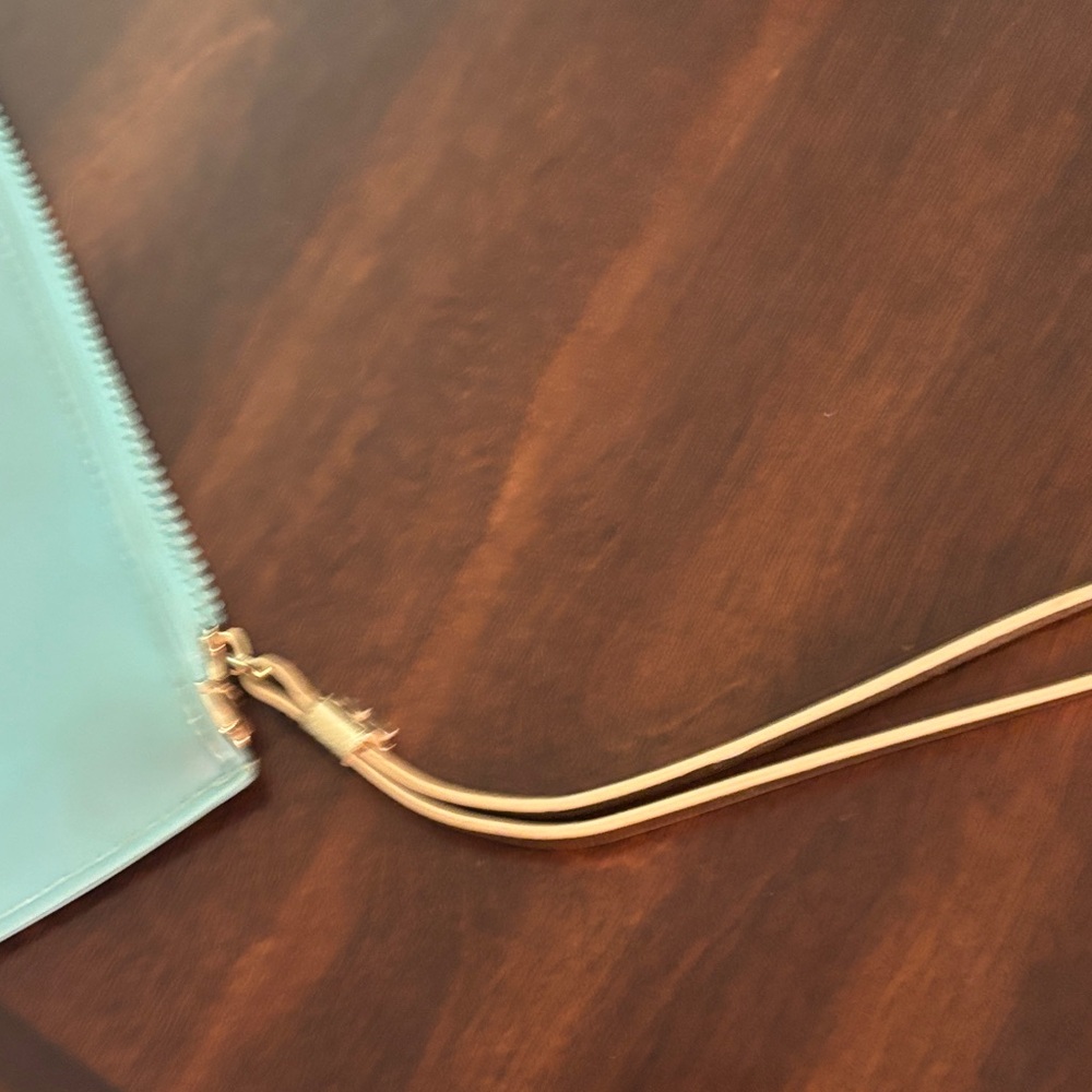 Lilly Pulitzer Aqua and Pink Wristlet - Picture 5 of 5